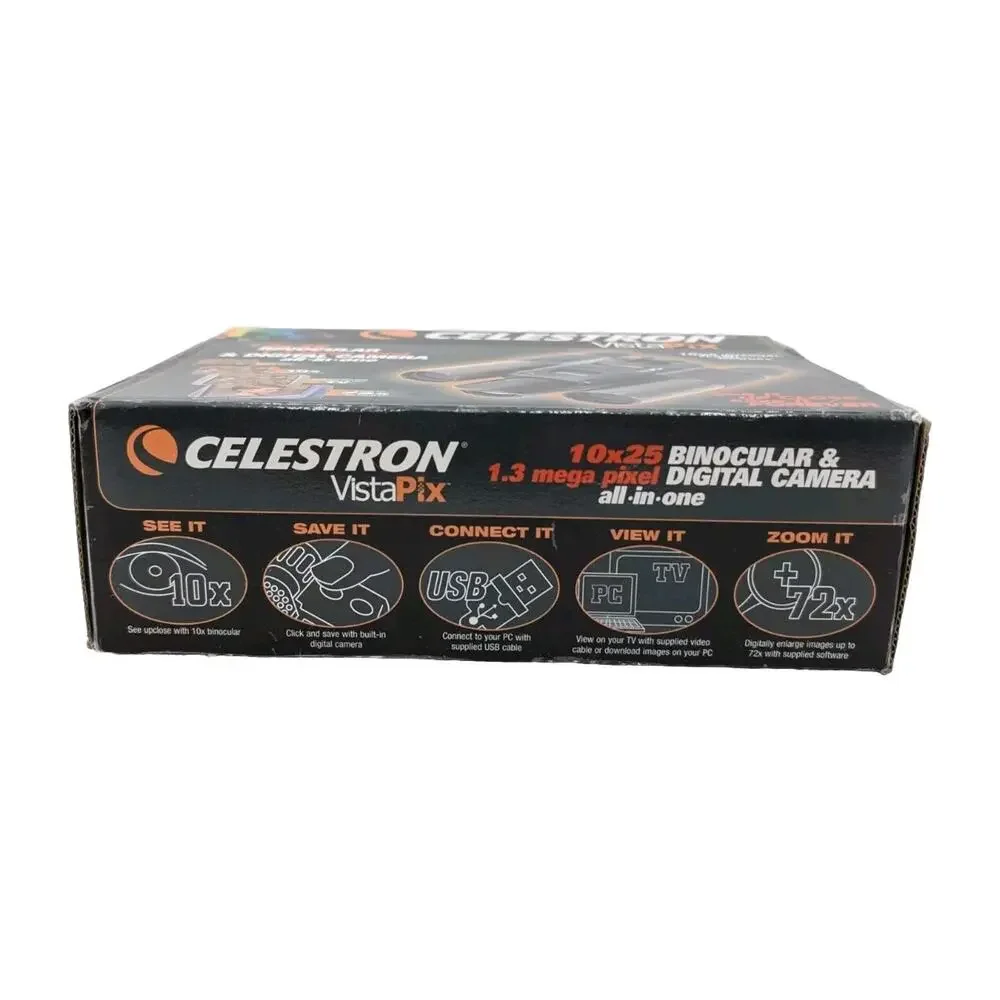 Celestron VistaPix 72202 10x25 Binoculars/1.3 MP Digital Camera